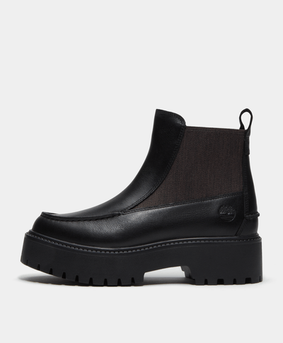 Botas Chelsea con plataforma Stone Street para Mujer, Negro