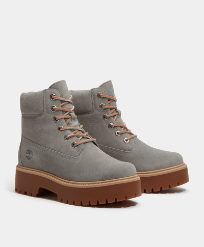 Botas con plataforma de 6 pulgadas Stone Street para Mujer, Gris