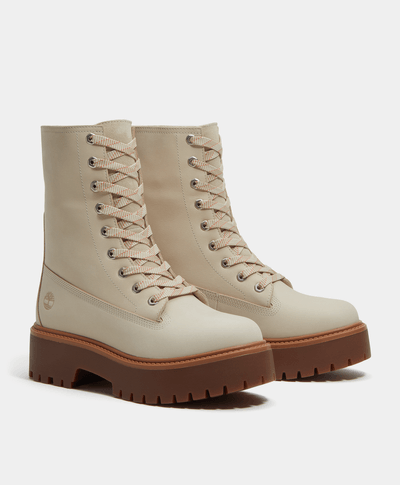 Botas con plataforma Stone Street Mid para Mujer, Beige
