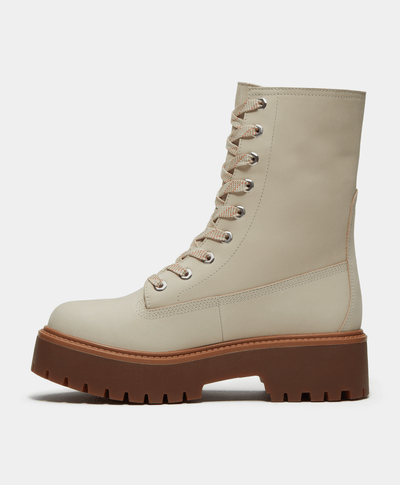 Botas con plataforma Stone Street Mid para Mujer, Beige