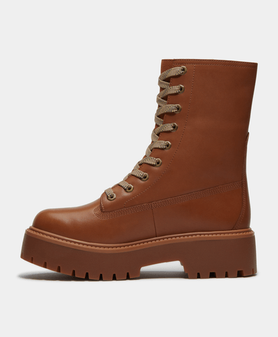 Botas con plataforma Stone Street Mid para Mujer, Café