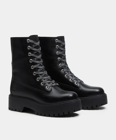 Botas con plataforma Stone Street Mid para Mujer, Negro