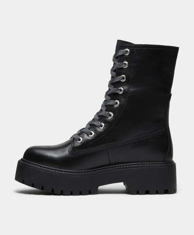 Botas con plataforma Stone Street Mid para Mujer, Negro