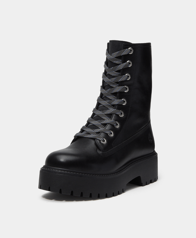 Botas con plataforma Stone Street Mid para Mujer, Negro