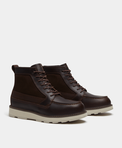 Botas impermeables Britton Mills Mid para Hombre, Café