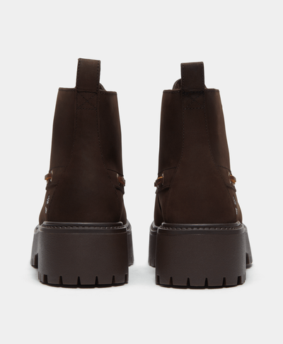 Botas Kiltie con plataforma Stone Street para Mujer, Café