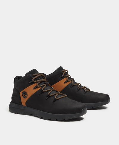 Tenis Sprint Trekker Mid para Hombre, Negro