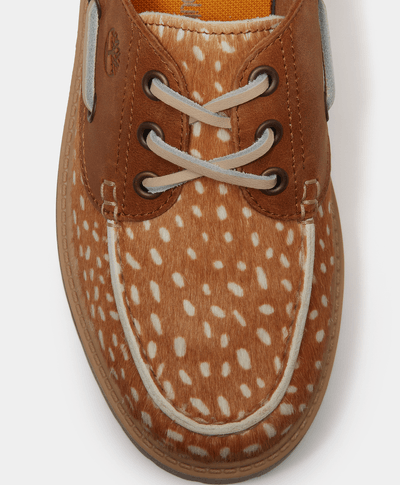 Zapatos náuticos con plataforma Stone Street para Mujer, Café