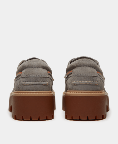 Zapatos náuticos con plataforma Stone Street para Mujer, Gris