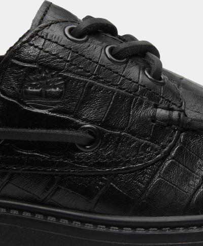 Zapatos náuticos con plataforma Stone Street para Mujer, Negro
