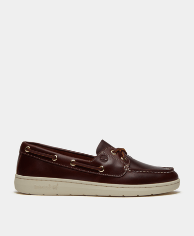 Zapatos náuticos Portofino Pier para Mujer, Vino