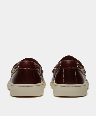 Zapatos náuticos Portofino Pier para Mujer, Vino