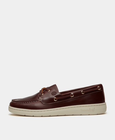 Zapatos náuticos Portofino Pier para Mujer, Vino