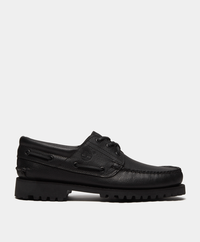 Zapatos náuticos Timberland® Authentic 3-Eye Lug para Hombre, Negro