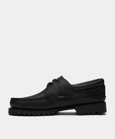 Zapatos náuticos Timberland® Authentic 3-Eye Lug para Hombre, Negro