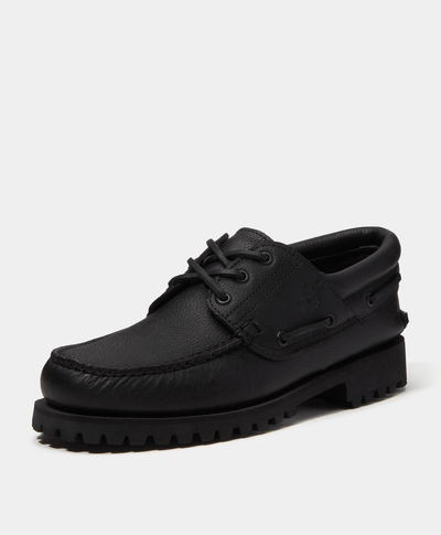 Zapatos náuticos Timberland® Authentic 3-Eye Lug para Hombre, Negro