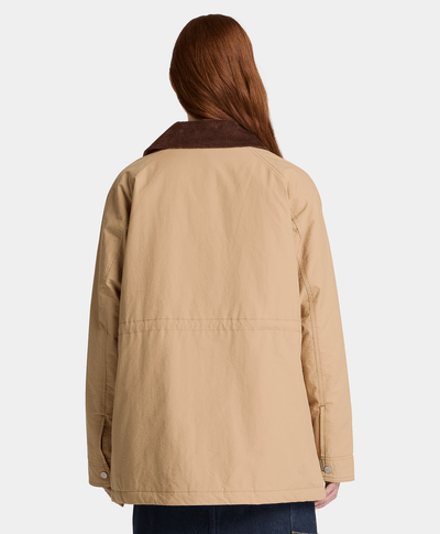 Abrigo tipo granero aislante y repelente al agua Wenham para mujer, Beige
