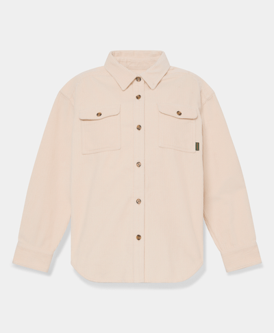 Camisa de pana para mujer, Beige