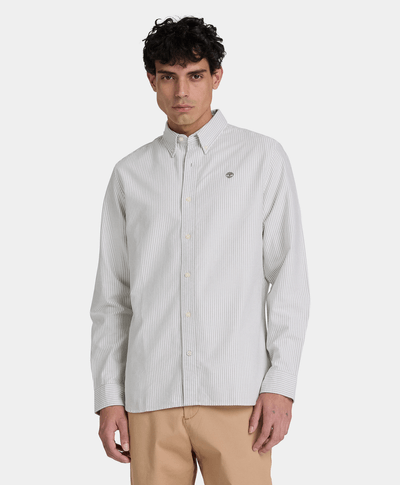 Camisa Oxford a rayas Lake Warner para hombre, Multicolor