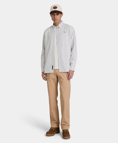 Camisa Oxford a rayas Lake Warner para hombre, Multicolor