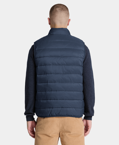 Chaleco puffer ligero para hombre, Azul