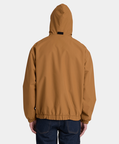 Chamarra bomber impermeable para hombre, Amarillo