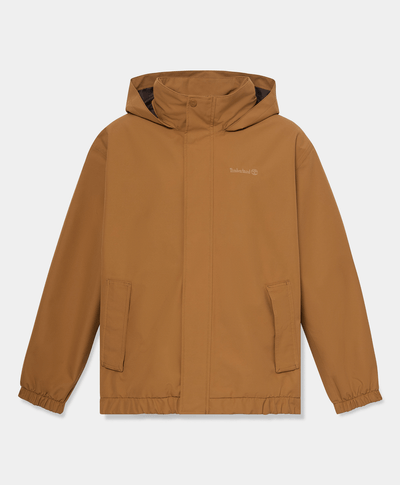 Chamarra bomber impermeable para hombre, Amarillo