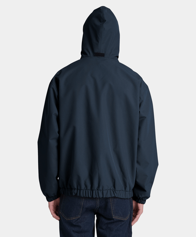 Chamarra bomber impermeable para hombre, Azul