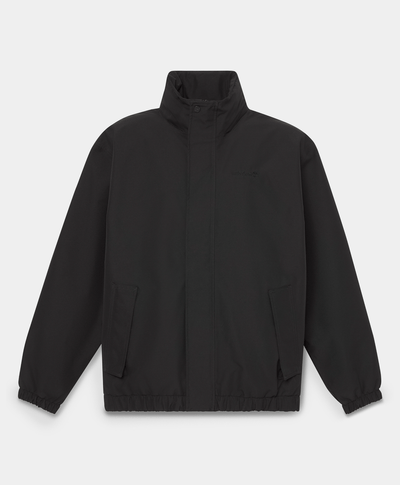 Chamarra bomber impermeable para hombre, Negro