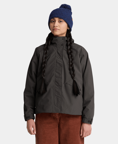 Chamarra impermeable 3 en 1 para mujer, Negro