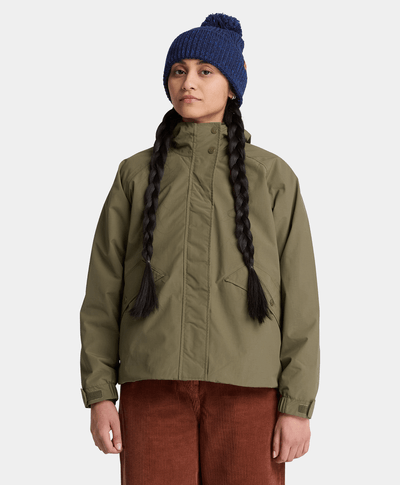 Chamarra impermeable 3 en 1 para mujer, Verde