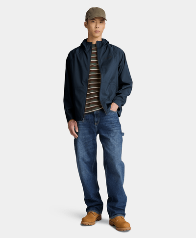 Chamarra impermeable 3L para hombre, Azul