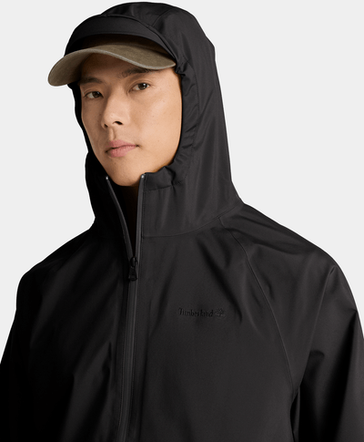 Chamarra impermeable 3L para hombre, Negro