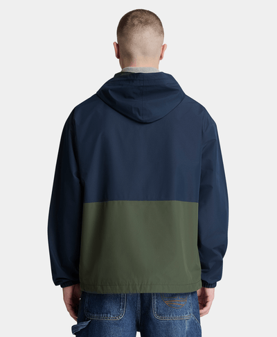 Chamarra impermeable para hombre, Azul