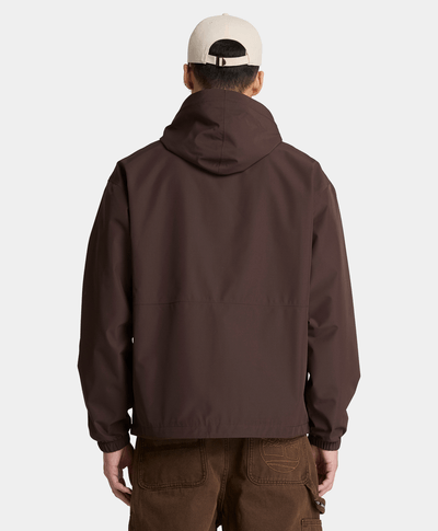 Chamarra impermeable para hombre, Café