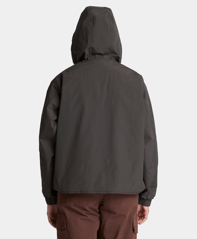 Chamarra impermeable para mujer, Negro