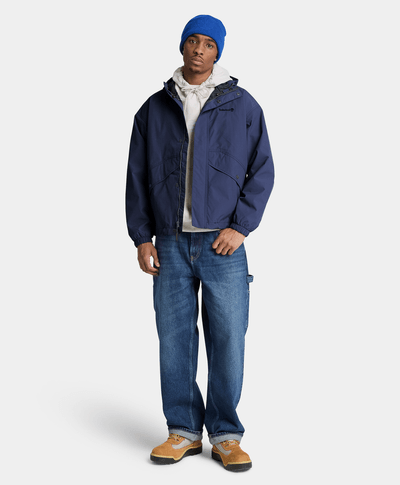 Chamarra impermeable Weatherline para hombre, Azul