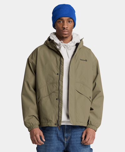 Chamarra impermeable Weatherline para hombre, Verde