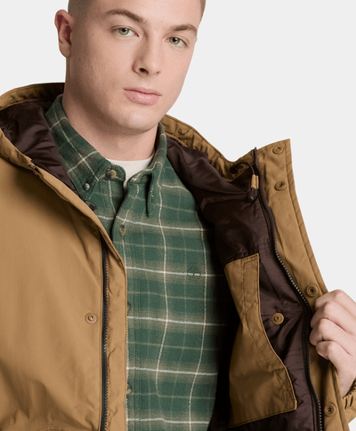 Chamarra impermeable y aislante Weatherline para hombre, Amarillo