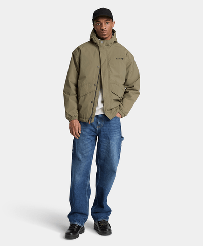 Chamarra impermeable y aislante Weatherline para hombre, Verde