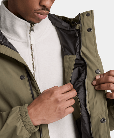 Chamarra impermeable y aislante Weatherline para hombre, Verde