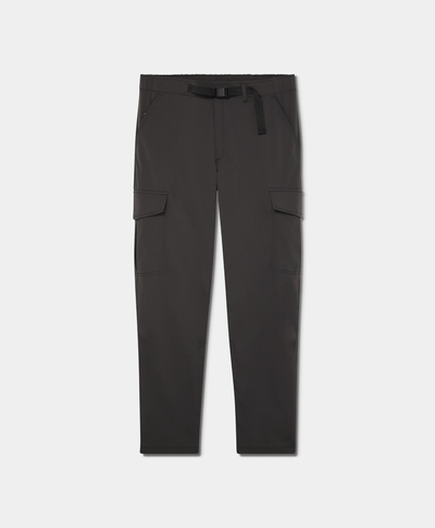 Pantalón cargo stretch secado rápido para hombre, Negro