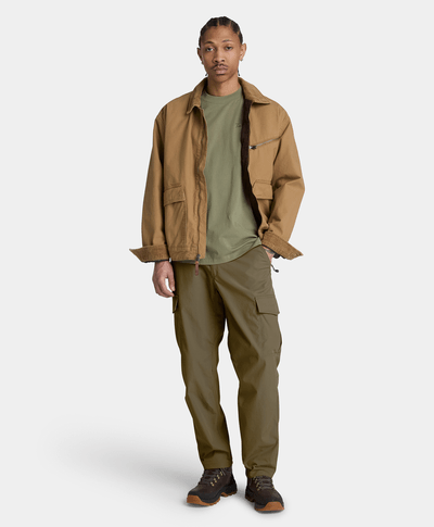 Pantalón cargo stretch secado rápido para hombre, Verde