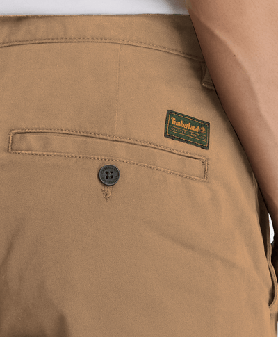Pantalón chino recto para hombre, Beige
