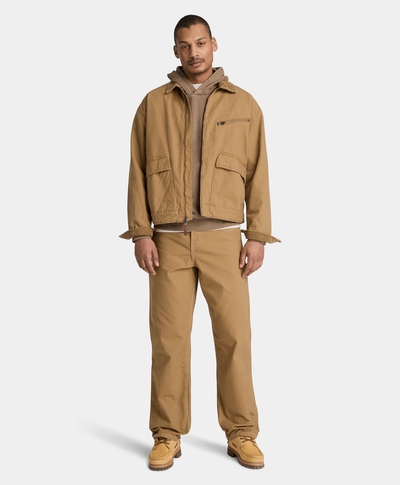 Pantalón de carpintero de algodón Rindge para hombre, Amarillo