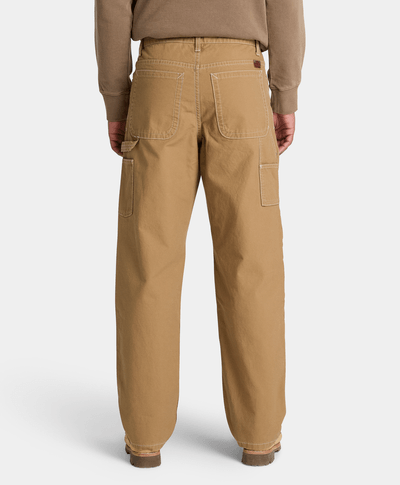 Pantalón de carpintero de algodón Rindge para hombre, Amarillo