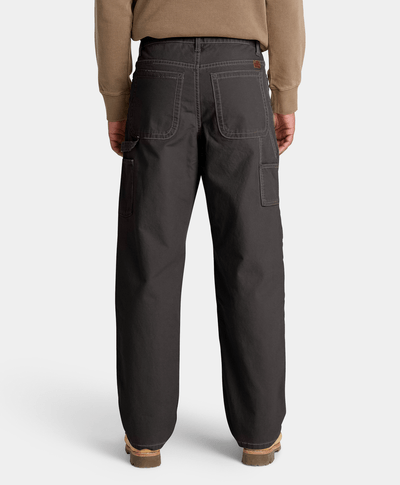 Pantalón de carpintero de algodón Rindge para hombre, Negro