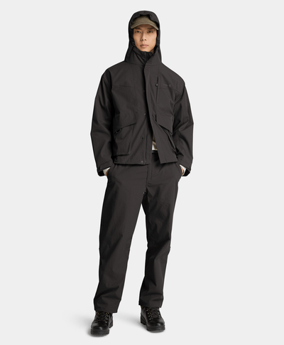 Pantalón jogger stretch y secado rápido para hombre, Negro