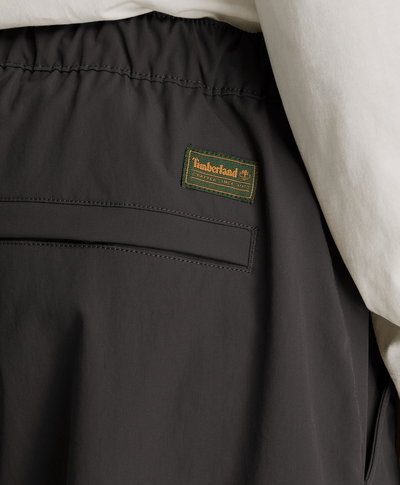 Pantalón jogger stretch y secado rápido para hombre, Negro