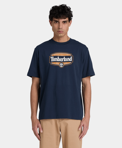 Playera de manga corta Heritage Seal para hombre, Azul